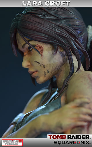 Illustration for article titled I've Never Seen Such A Filthy Lara Croft Statue